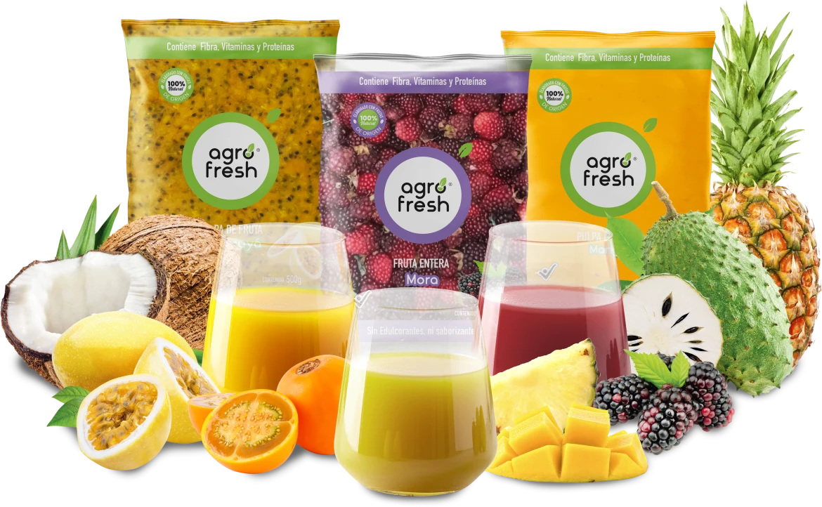 Agrofresh - pulpas de frutas - frutas congeladas